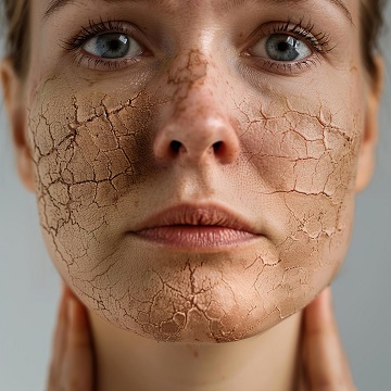 پوست دهیدراته - اسکین مال